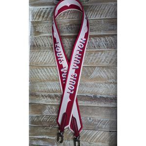 ***SOLD*** Louis Vuitton Raspberry/Pink Jacquard Shoulder Strap